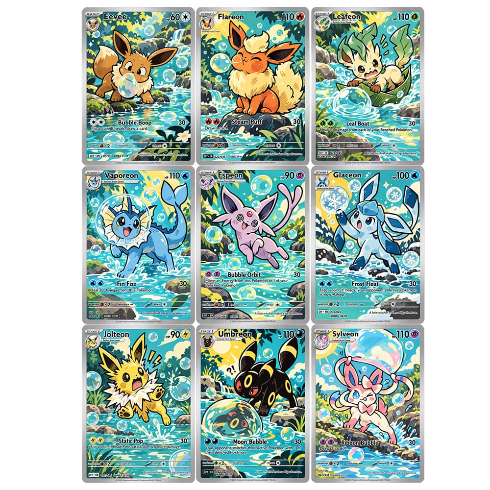 9PCS/Set DIY Collection Card E - Japanese Fan ulasan dan harga
