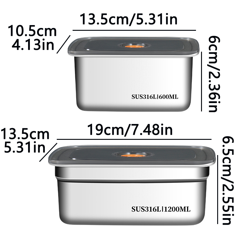 Food Grade 316 Stainless Steel - Bento Box ulasan dan harga