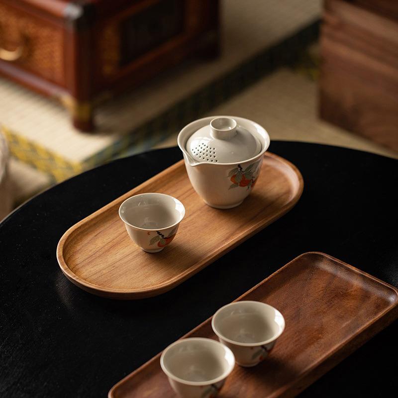 Solid Wood Japanese Dessert Pl - Japanese Snacks ulasan dan harga